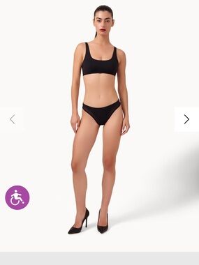 Wolford Black Bikini NWT